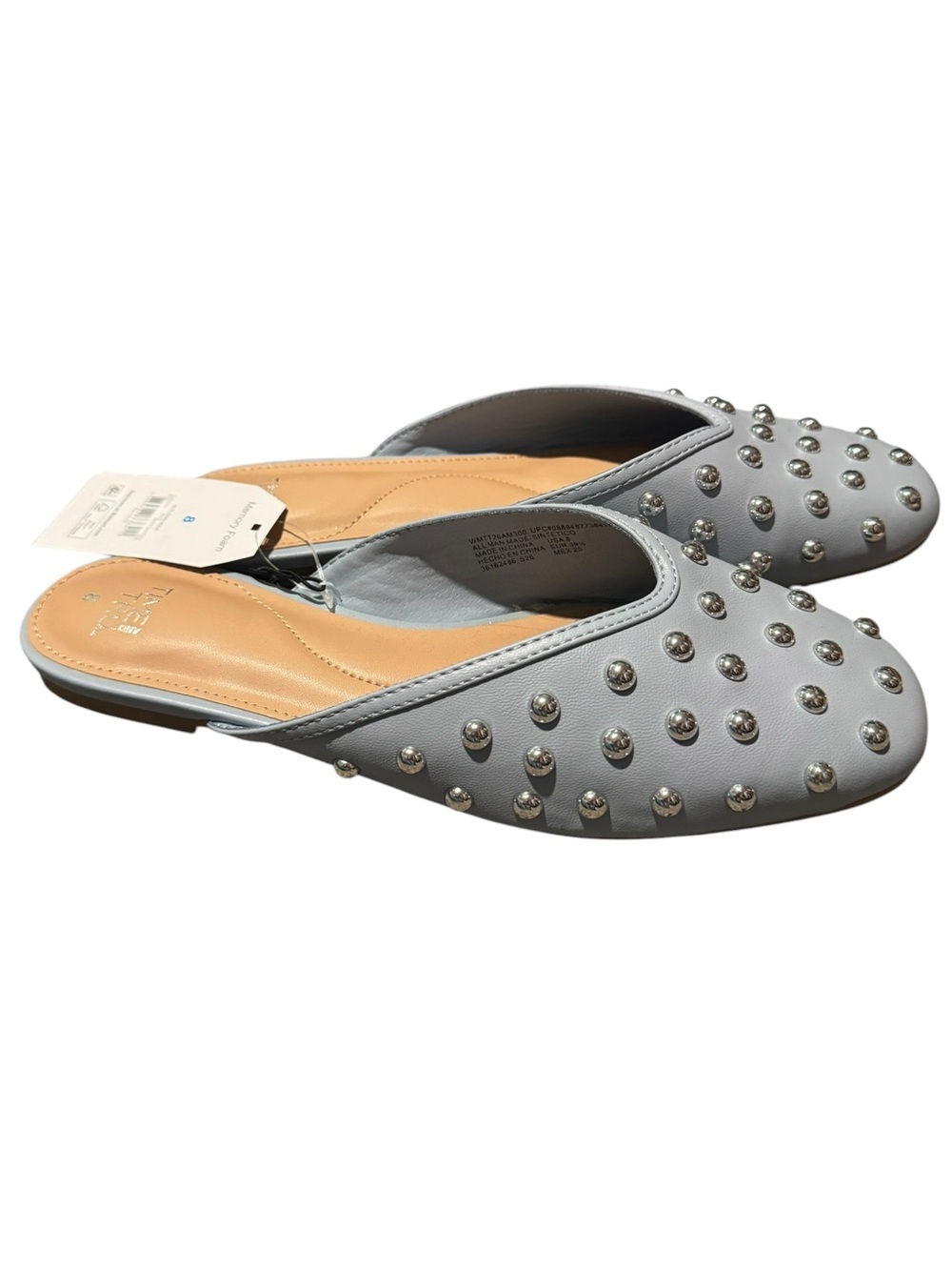 Studded Slip-On Mules